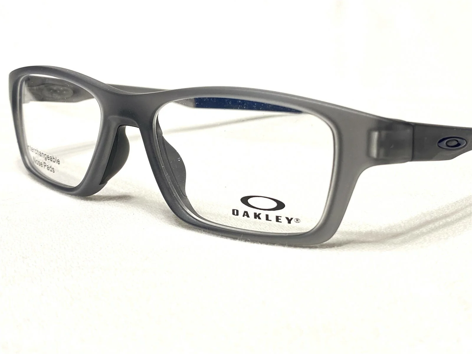NEW Oakley Crosslink OX8117-0352 Mens Satin Grey Smoke Eyeglasses Frames 52/17