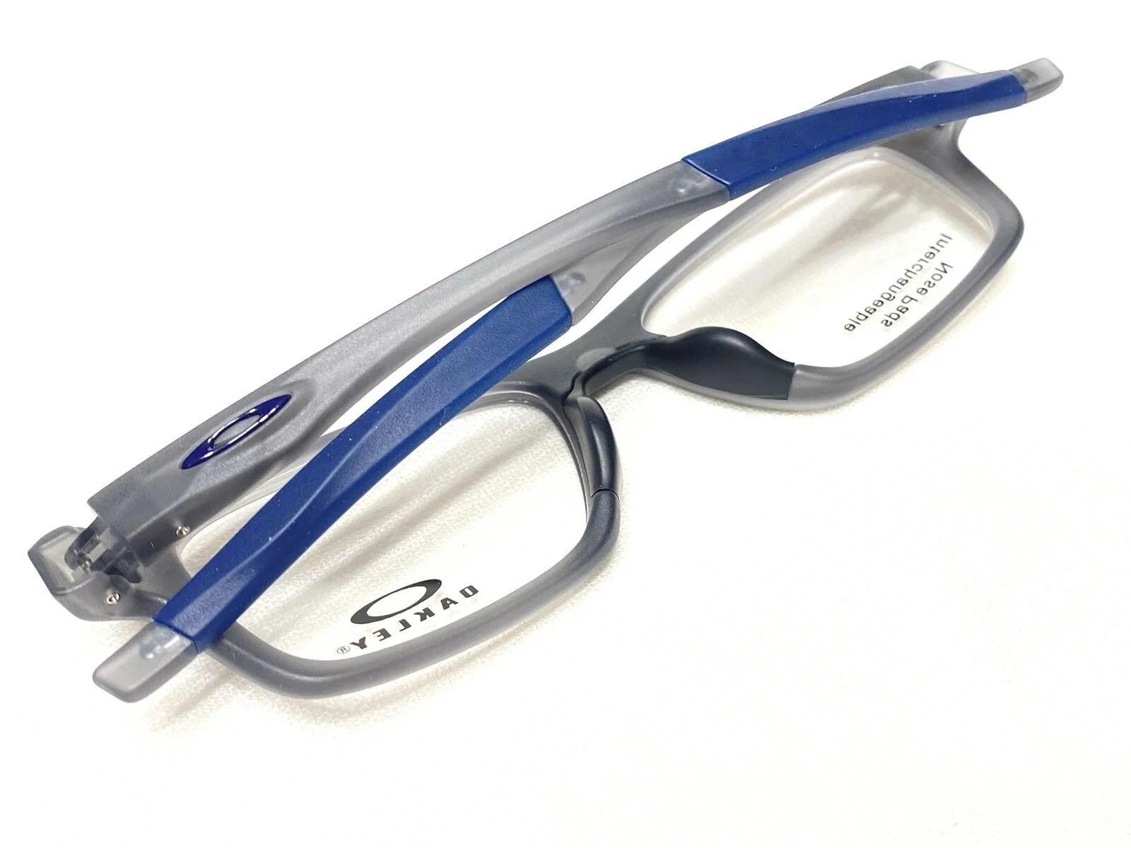 NEW Oakley Crosslink OX8117-0352 Mens Satin Grey Smoke Eyeglasses Frames 52/17 2