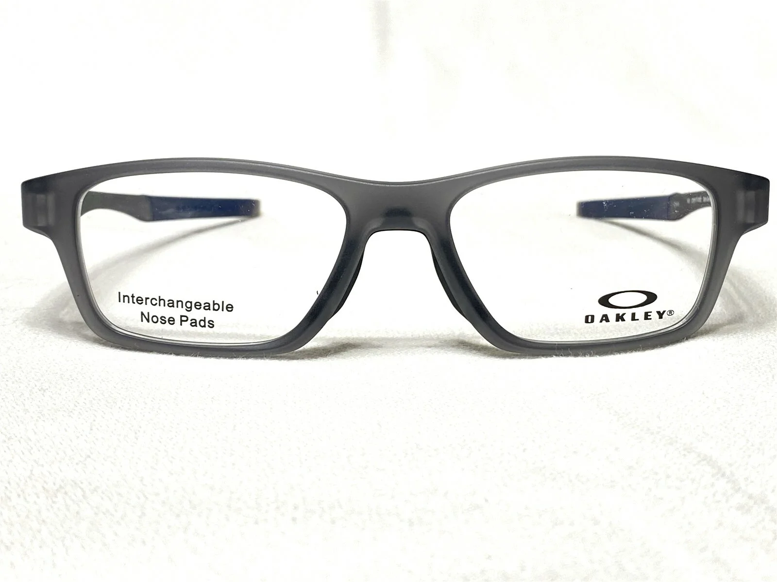 NEW Oakley Crosslink OX8117-0352 Mens Satin Grey Smoke Eyeglasses Frames 52/17 3